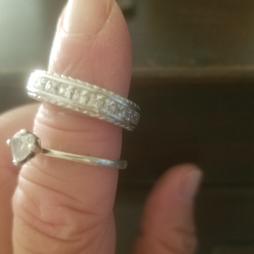 TWO PANDORA RINGS